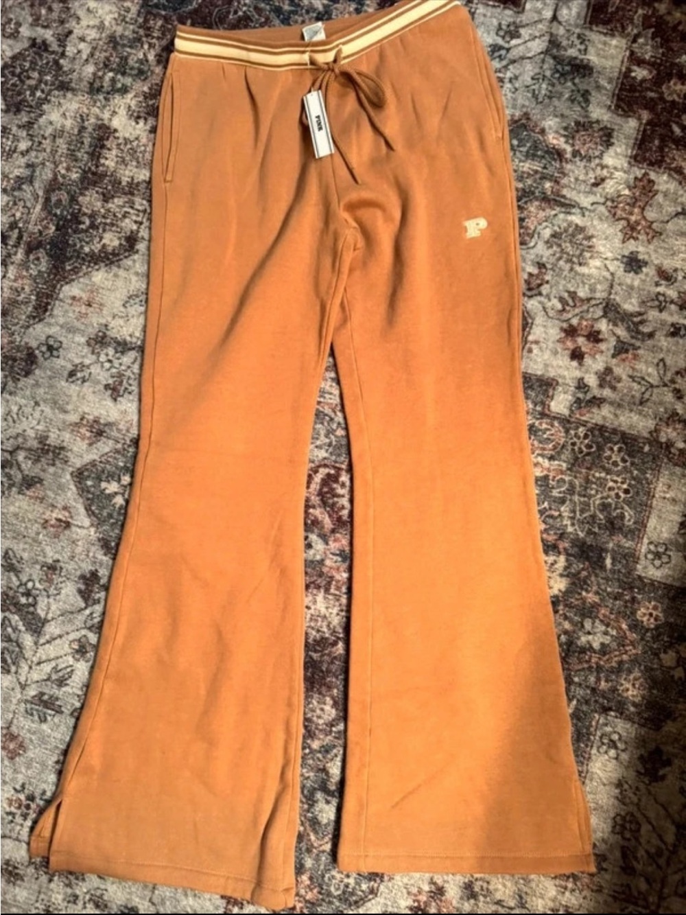 Victoria secret Drawstring Flare Pants - Orange
